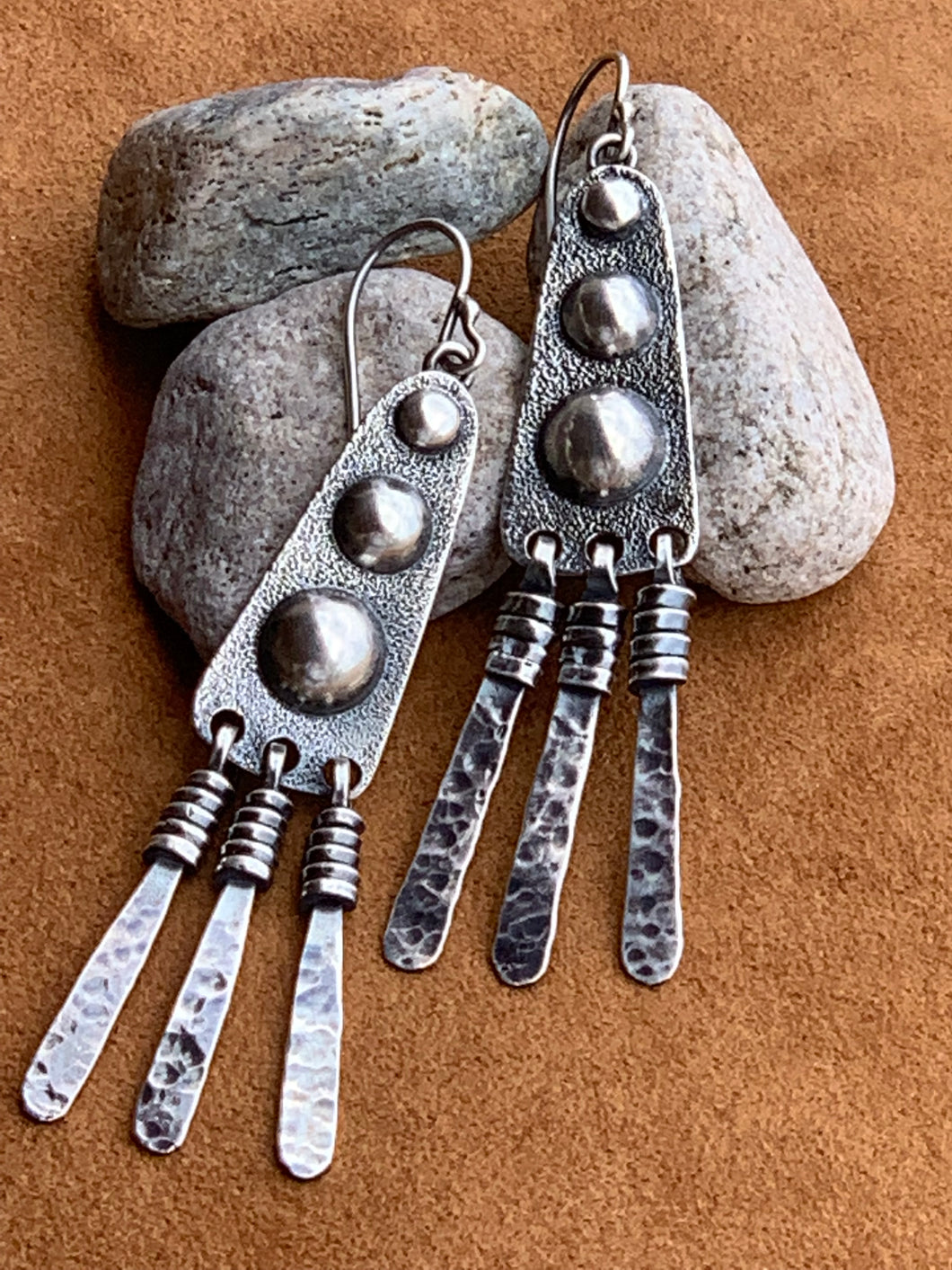 Millicent's Zuni-inspired Earrings by David Anderson of Taos