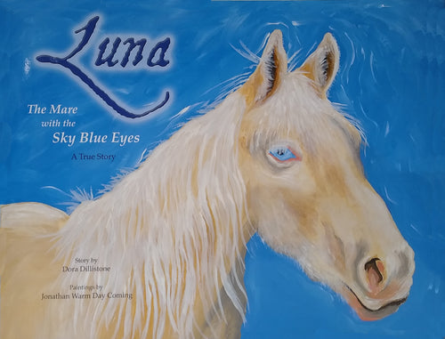 Luna, The Mare with the Sky Blue Eyes by Dora Dillistone